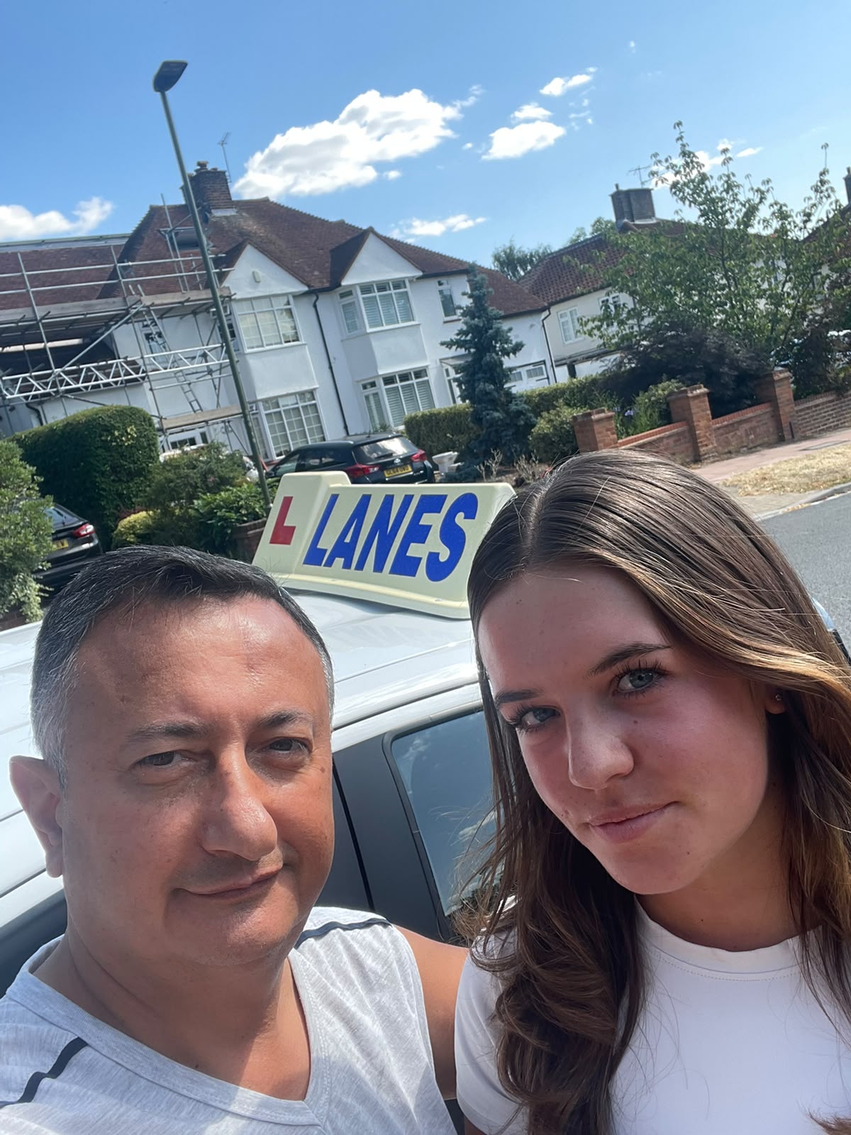 Happy learner driver at Terry’s Driving School in Bromley - customer photo 3