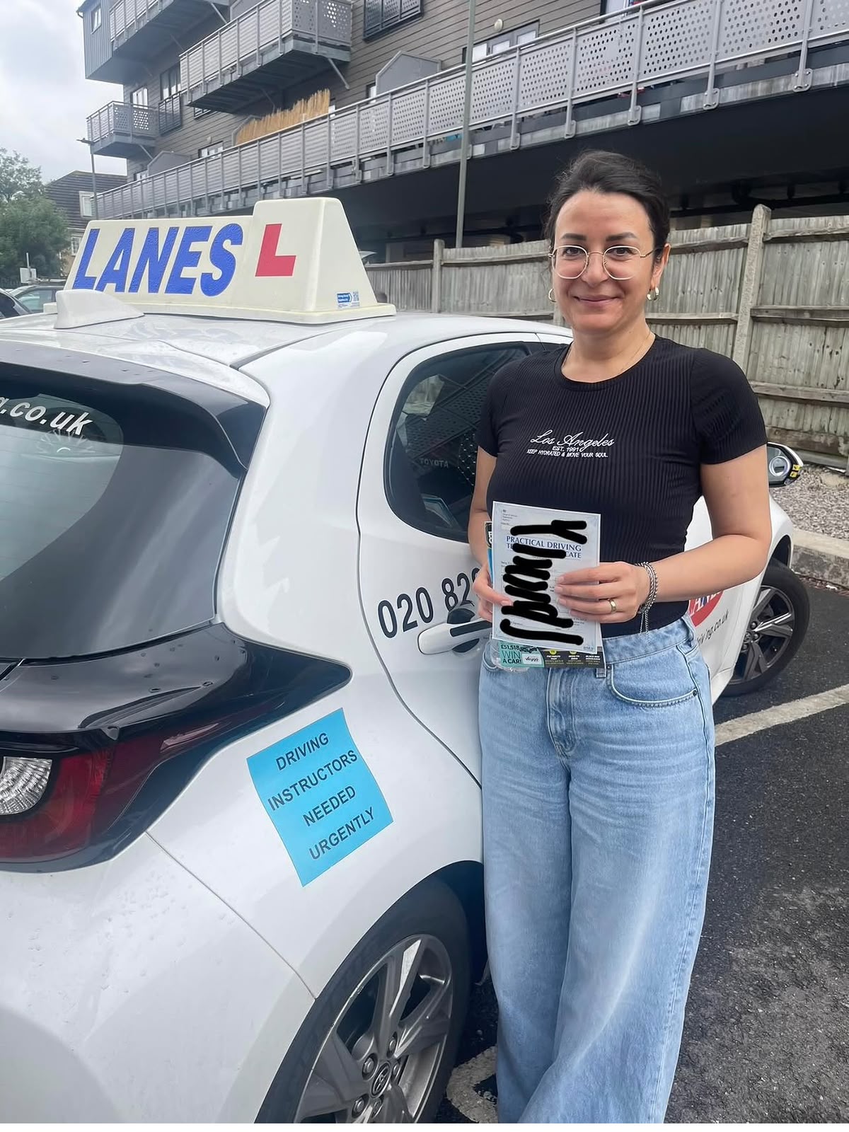 Happy learner driver at Terry’s Driving School in Bromley - customer photo 6